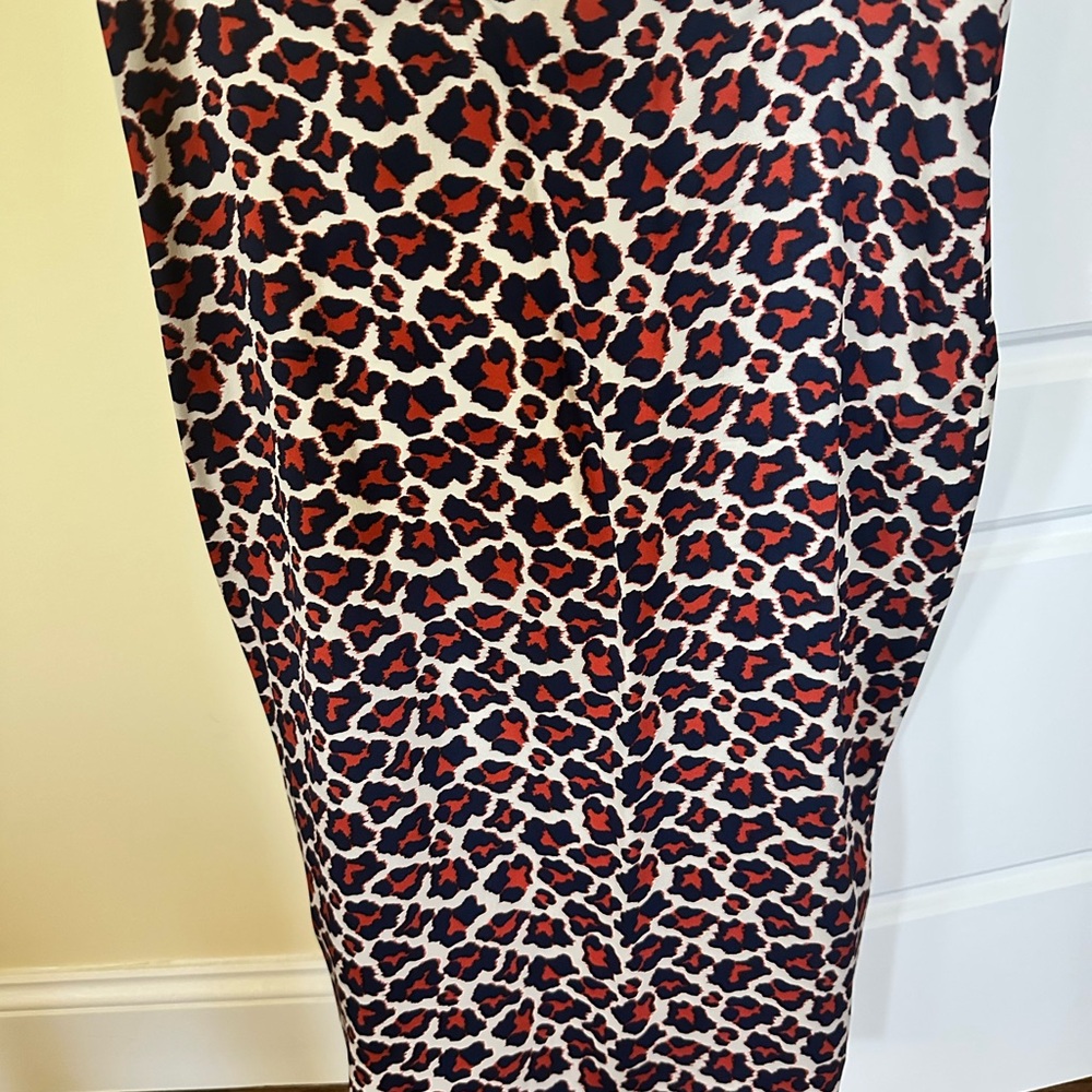 Diane Von Furstenberg Brown Midi Pencil Skirt
